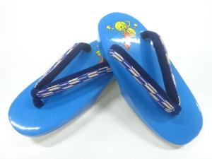 アンティーク　瓢箪模様男児桐下駄（16.5センチ）